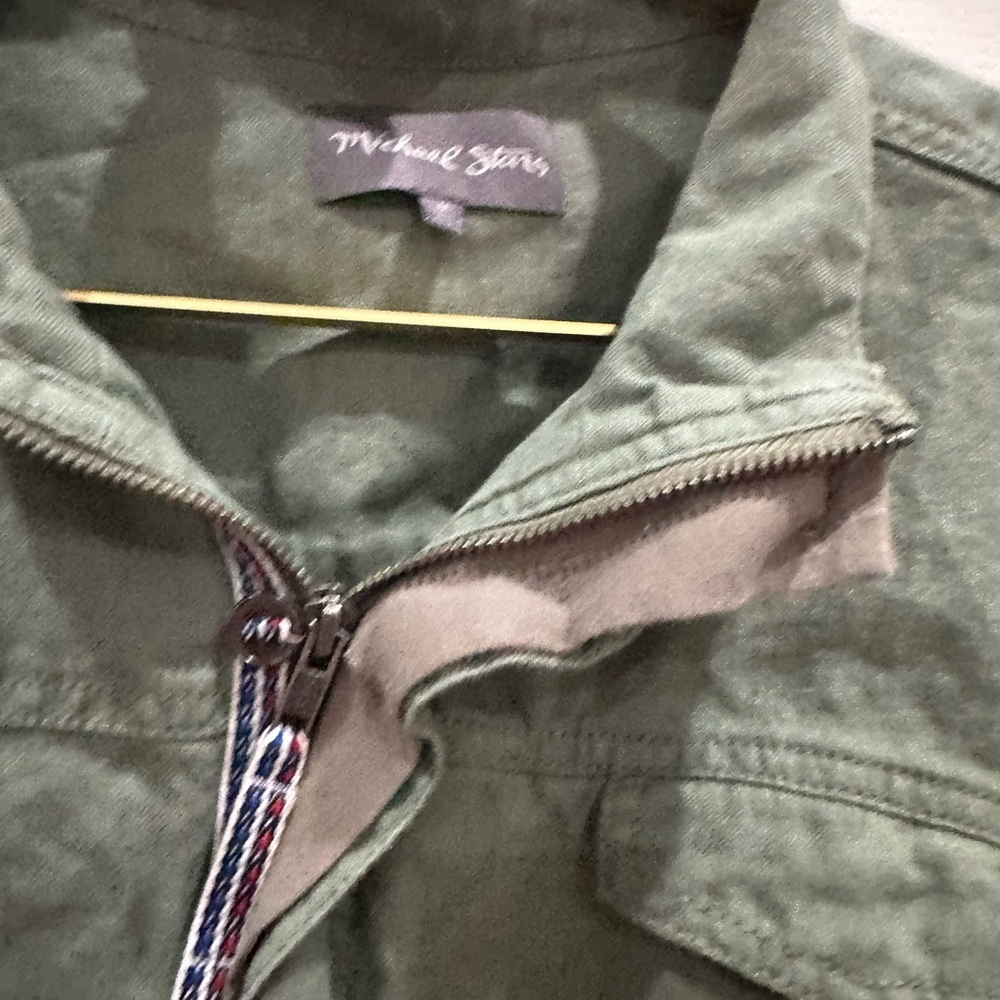 Micheal Stars 100%linen Utility Jacket. Coastal, East Coast, Minimalist - Picture 6 of 13